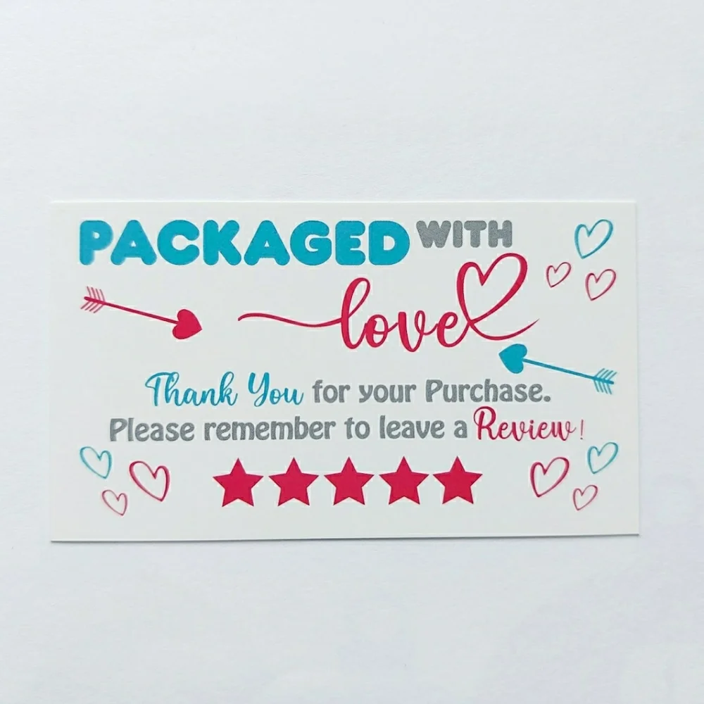 ♥️ 5x25 / 50 Thank You Cards